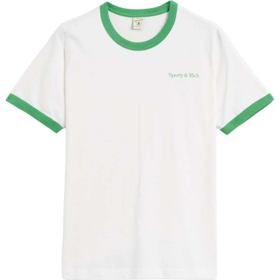 SPORTY & RICH Ringer Cotton T shirt