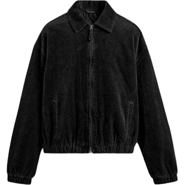 ZARA ZARA Jackets Men's Black Lapel Moderate Other