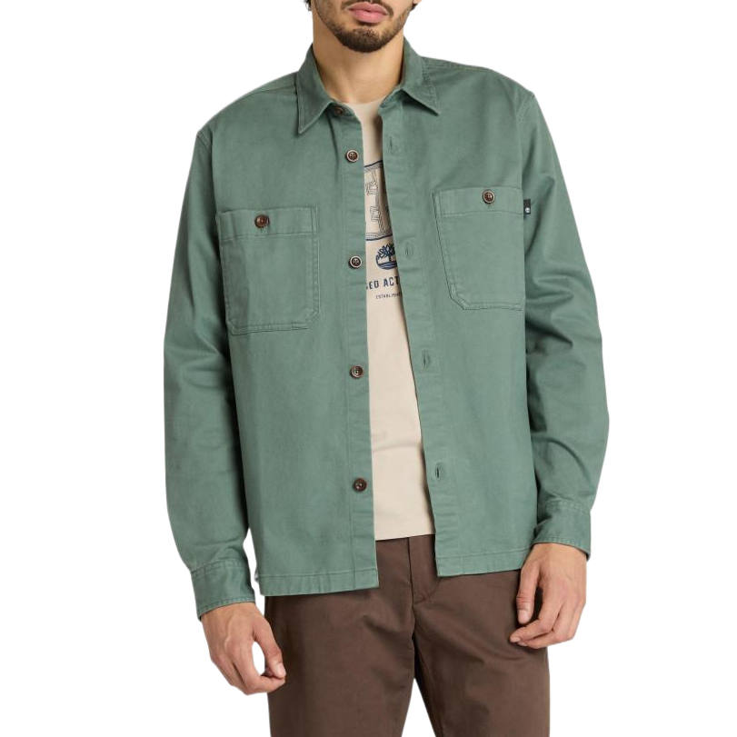 Timberland Jackets Men's Green Lapel Moderate Other