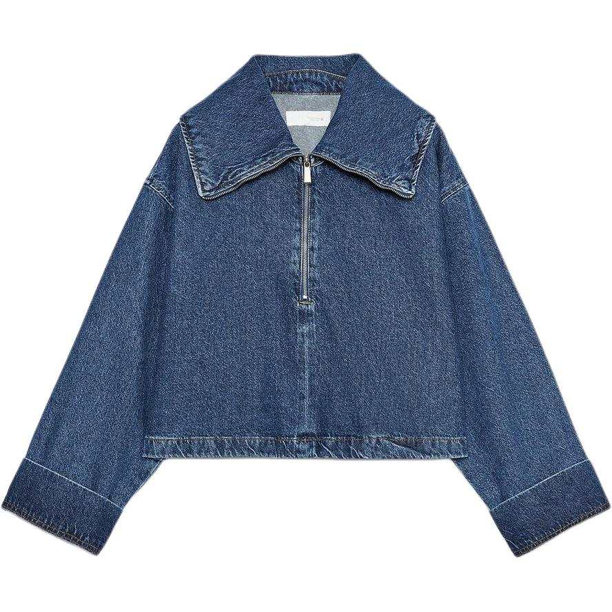 ZARA ZARA Jackets Women's Medium Blue Turtleneck Moderate Other