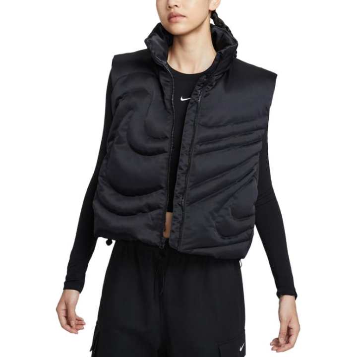 Nike Nike Vests Women's Black Stand Collar Moderate Other