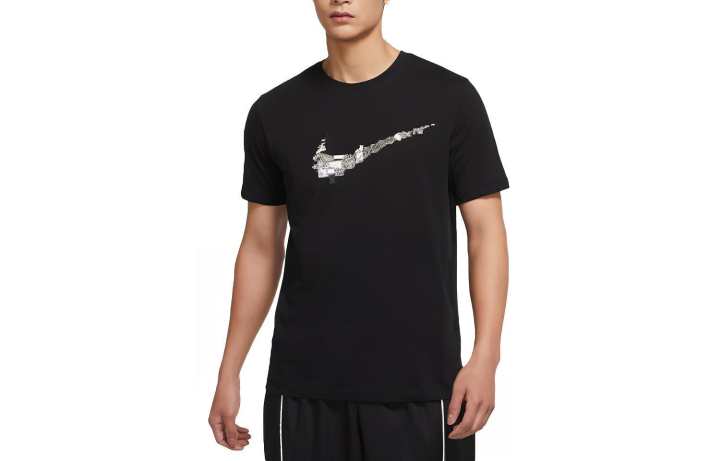 Nike Nike Set-in Sleeve T-Shirt Men's Men's Black Black