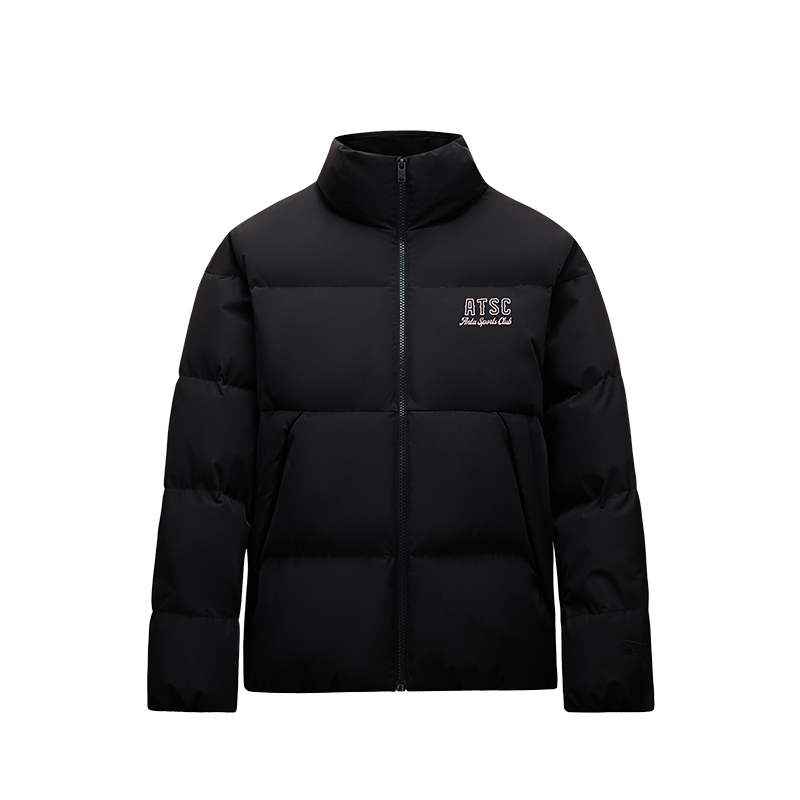 ANTA Down Jackets Women's Black Stand Collar Moderate