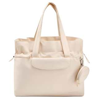 Saucony Fabric Handbag Large Unisex Light Khaki