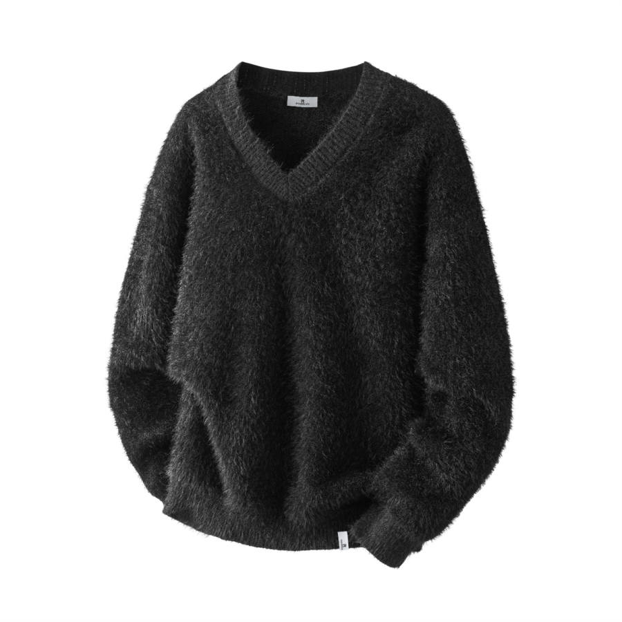 PAL ONGACO Sweaters Unisex V Neck Moderate