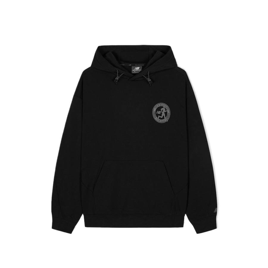 New Balance New Balance Sweatshirts Men's Black Hooded Moderate