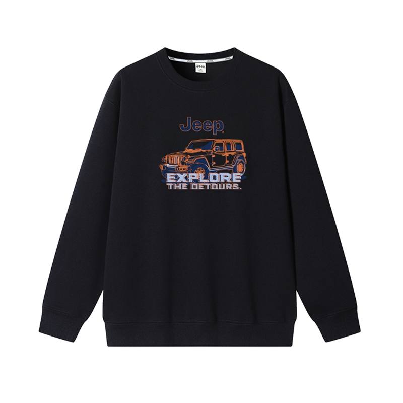 Jeep Jeep Sweatshirts Men's Crew Neck Moderate Regular