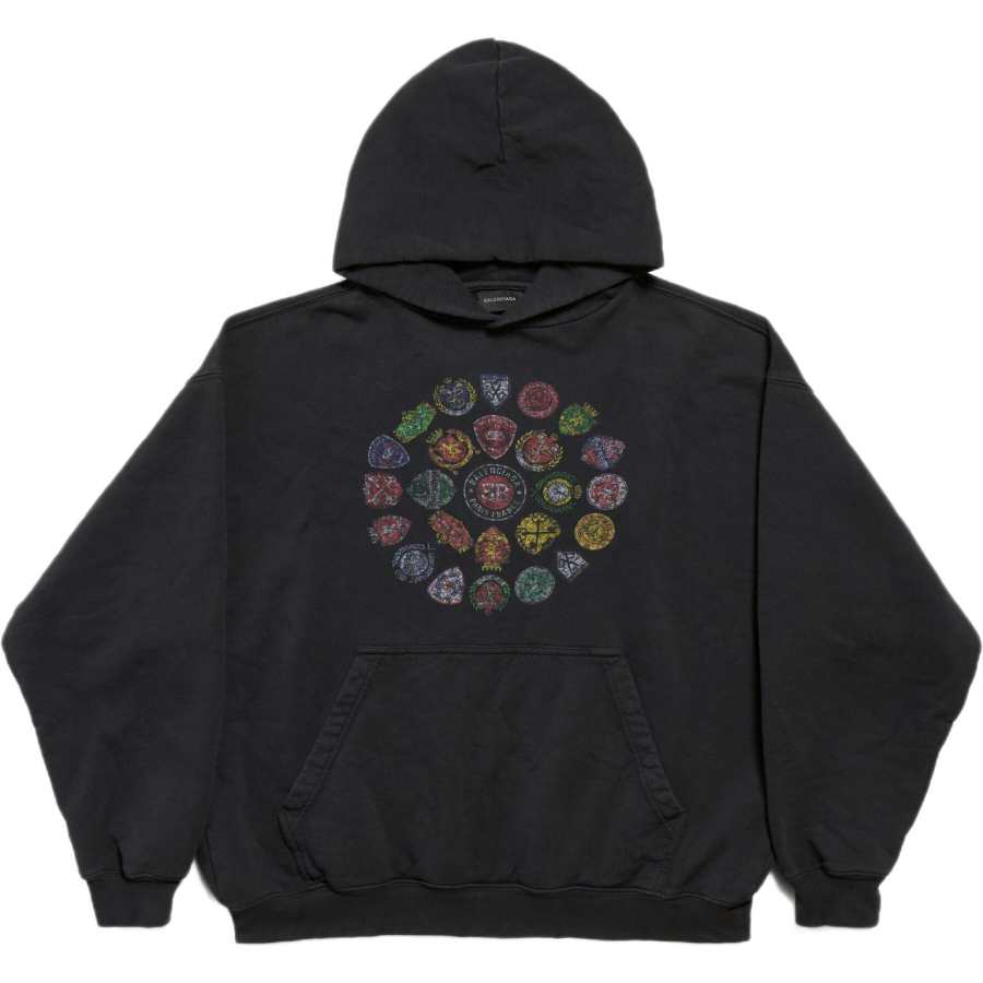 Balenciaga Graphic Printed Hoodie