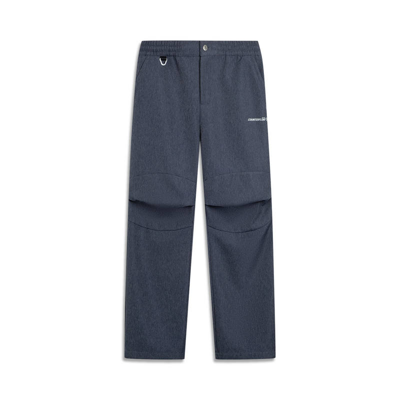 Li-Ning Li Ning Outdoor CF Tracing Reflective Fleece Lined Thermal Straight Fit Soft Shell Pants Men's