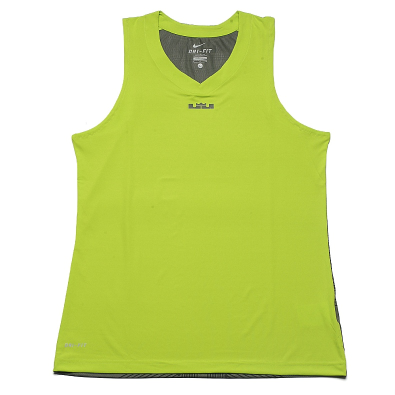 Nike Nike Dri Fit Tank Tops Men's Green V Neck Moderate Other