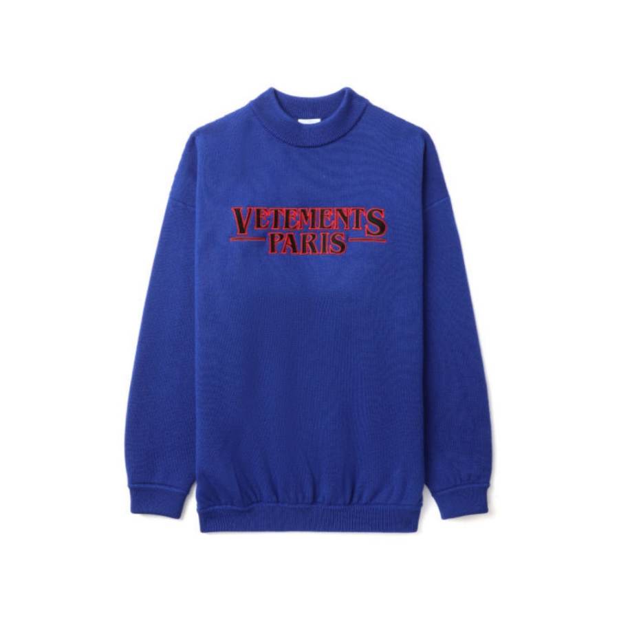 Vetements Knitwear Women's Royal Blue Turtleneck Moderate