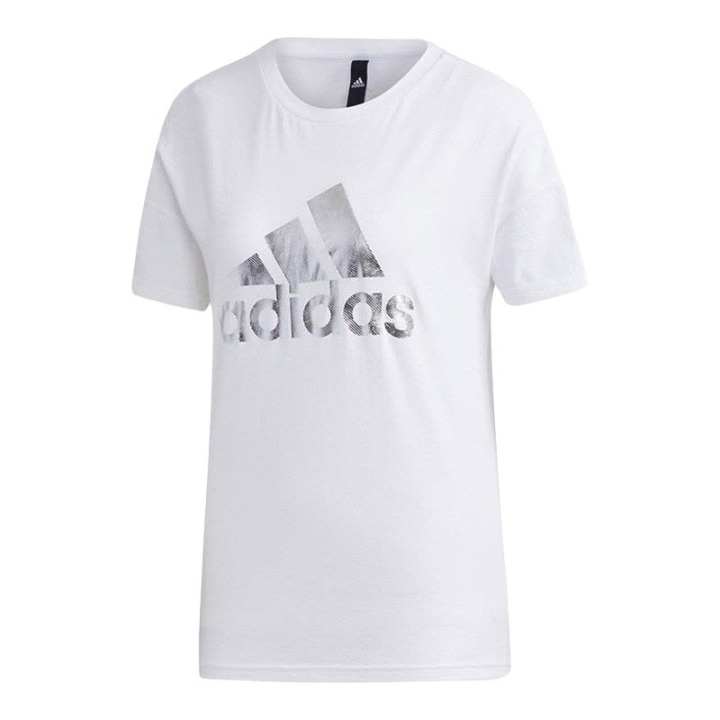 Adidas Adidas T Shirts Women's White Crew Neck Moderate