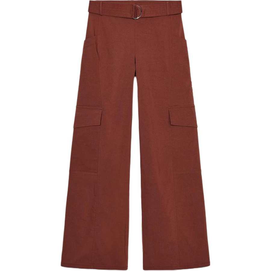 ZARA Cargo Pants Women's Brown Moderate Cargo Pants