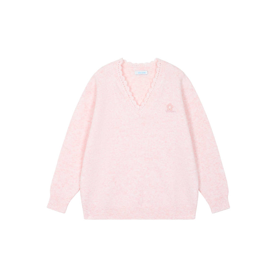 Umoumo Umoumo Sweaters Women's V Neck Moderate Other