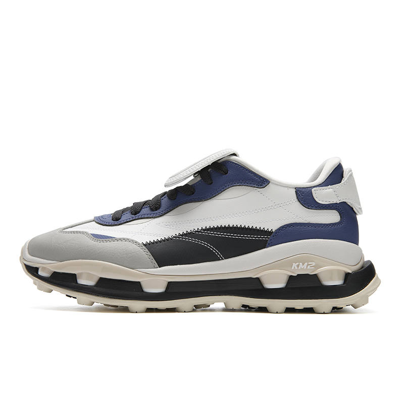 FILA KM2 Low top Casual Shoes Men's White Blue