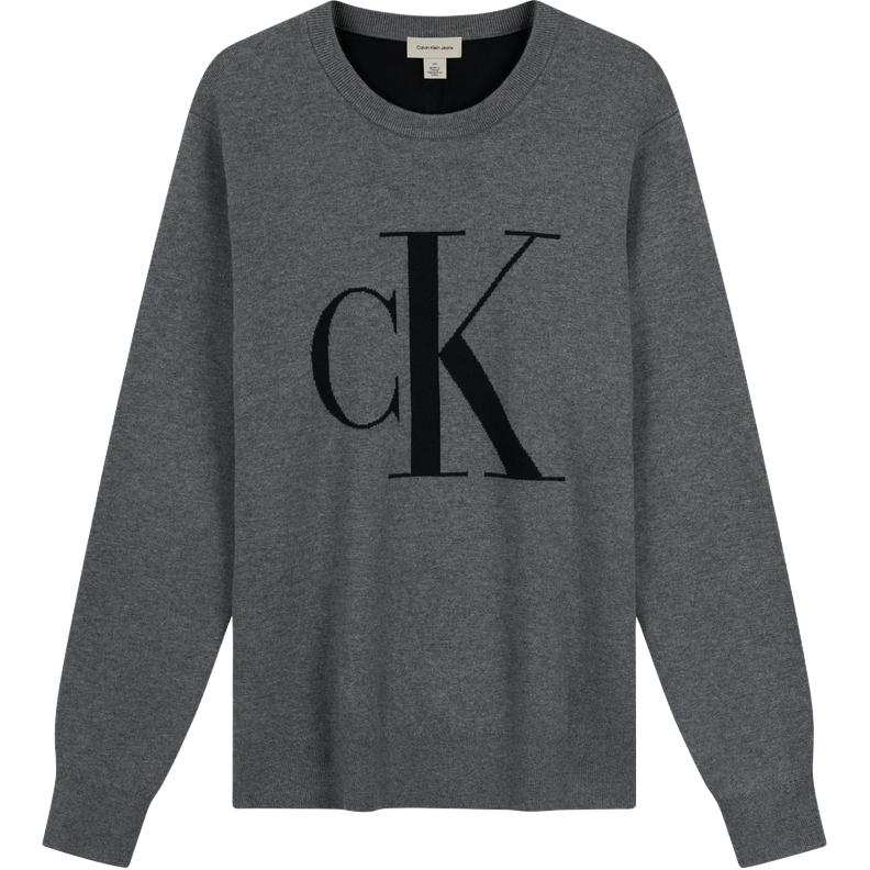 Calvin Klein Kids Logo Intarsia Crewneck Jumper
