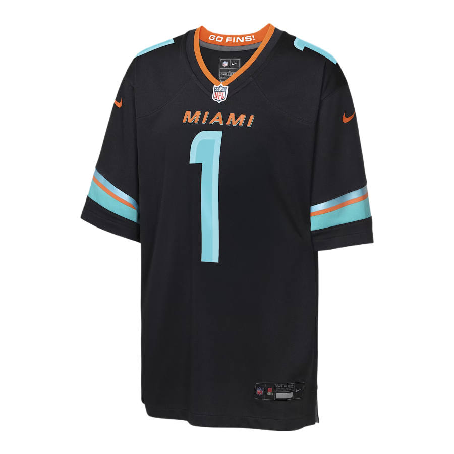 Nike Nike x NFL T Shirt FW25 Tua Tagovailoa Miami Dolphins Rivalries Collection Kids'