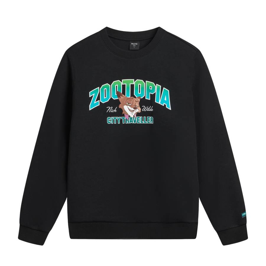 Li-Ning Li Ning Sweatshirts Men's Black Crew Neck Moderate Other