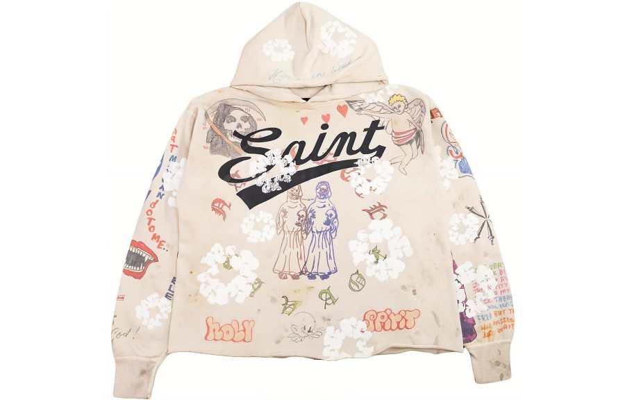 Denim Tears SAINT Mxxxxxx X Denim Tears Graffiti Hoodie