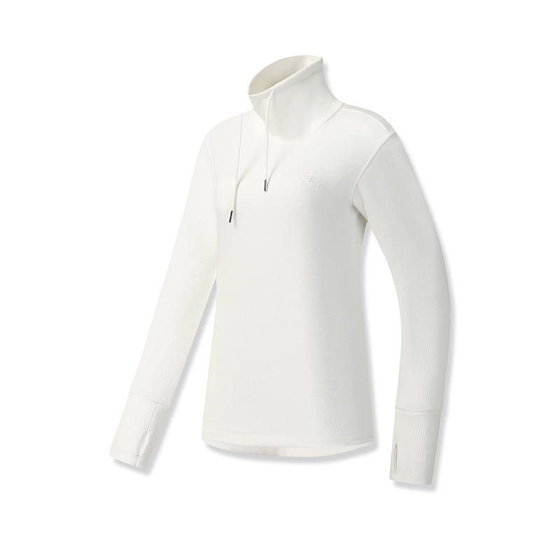 FILA T Shirts Women's White Turtleneck Moderate