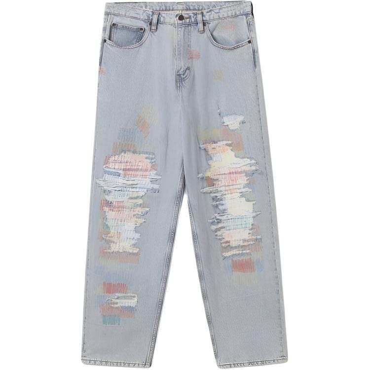 Levis Levis Jeans Men's Light Blue Moderate Straight Fit Pants
