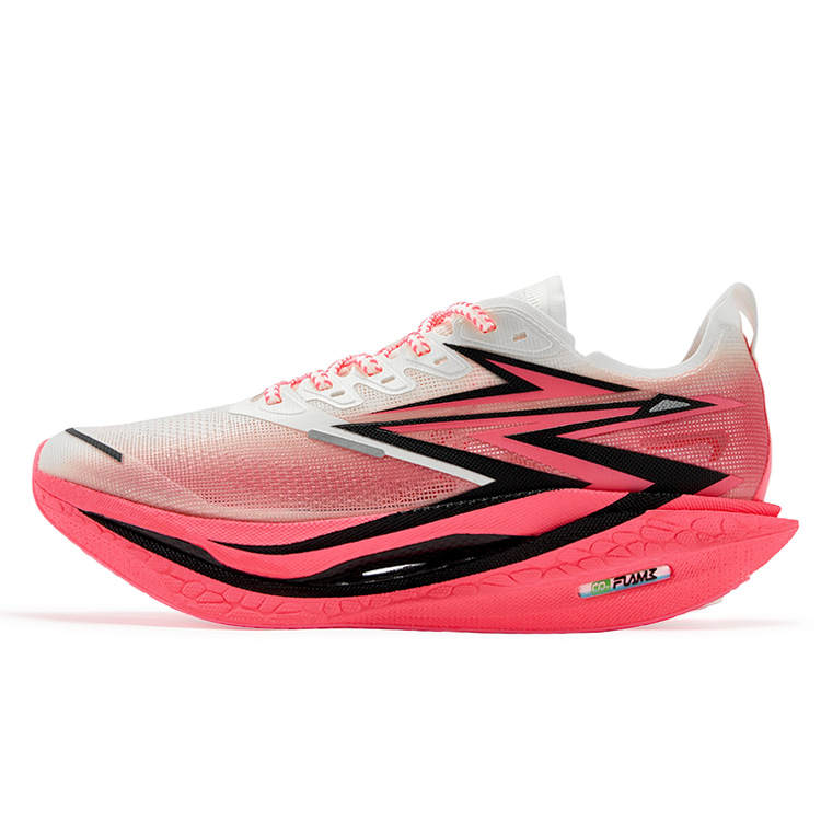 361° Flame 4.5 Low top Casual Marathon Racing Running Shoes Unisex Fluorescent Begonia Pink