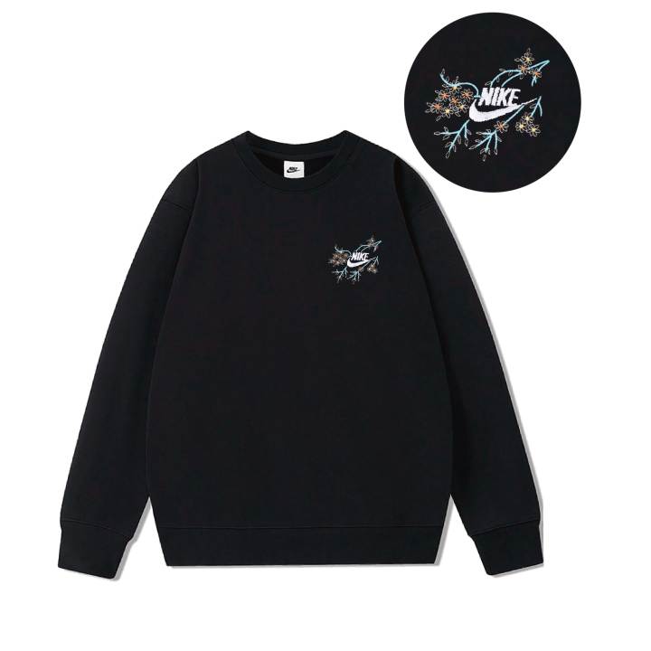 Nike Nike Sweatshirts Unisex Black Crew Neck Moderate Regular