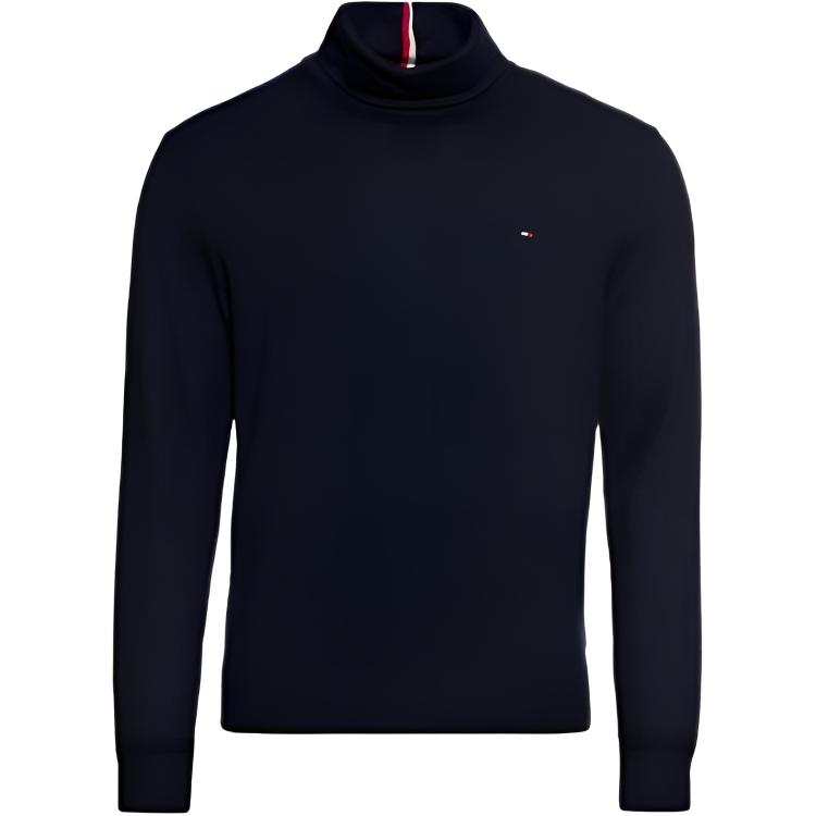 Tommy Hilfiger Flag Embroidered-logo Roll Neck Jumper