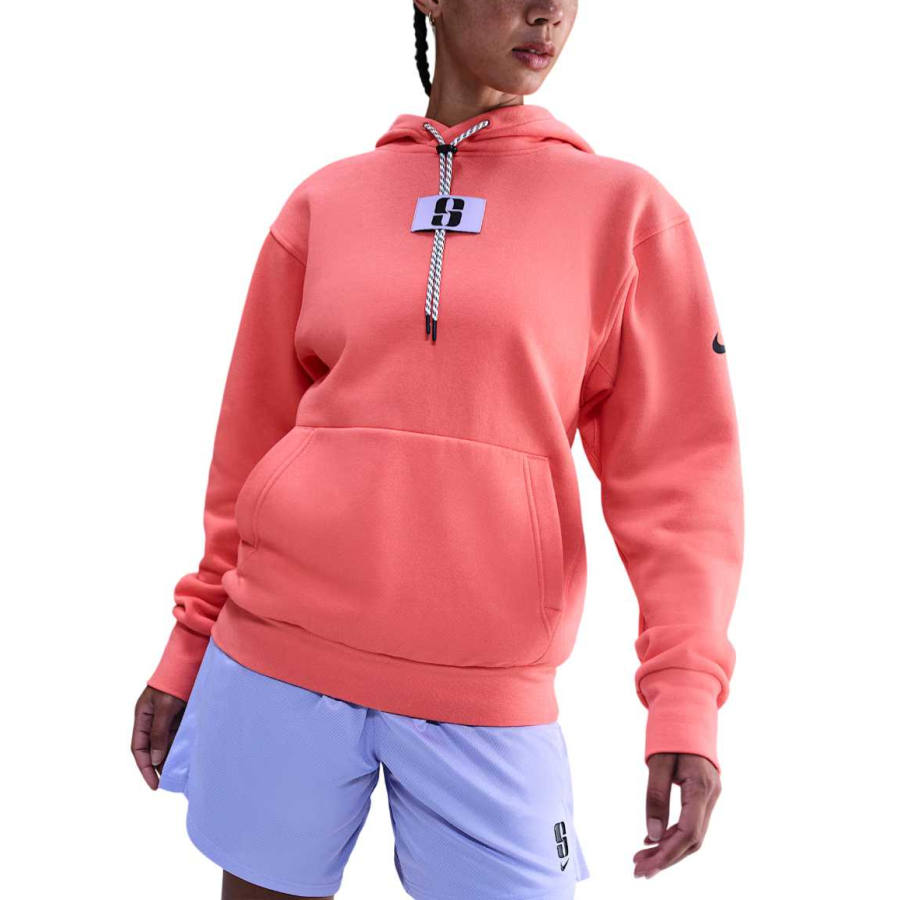 Nike Nike Sweatshirts Unisex Pink Hooded Non Detachable Moderate