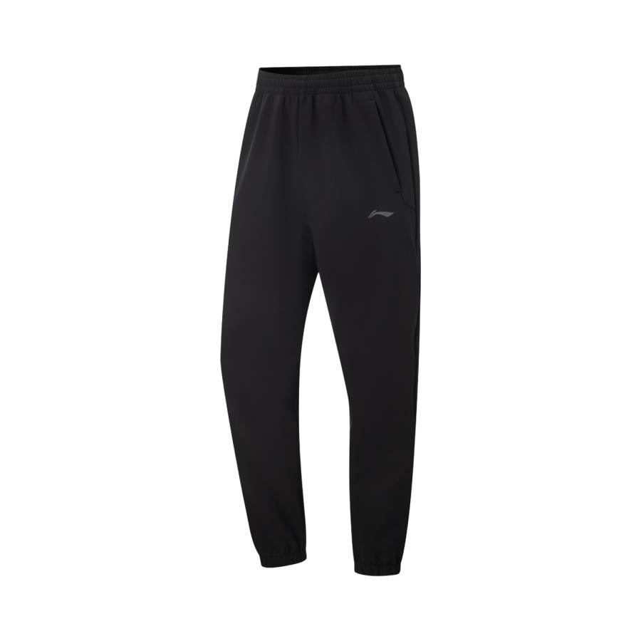 Li-Ning Li Ning Fitness, Fleece Lined Thermal Sports, Stitching, Elastic Lace Up Casual Pants Men's