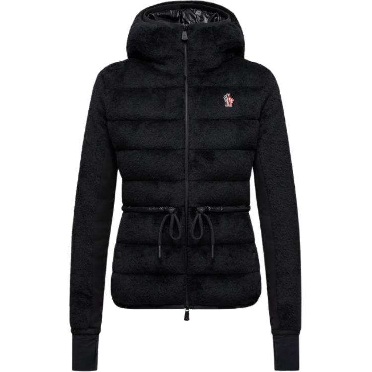 Moncler Grenoble Logo Embroidered Zip-Up Jacket