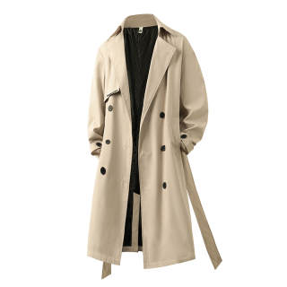 MUSCLETECH Trench Coats Unisex Suit Collar Moderate Other