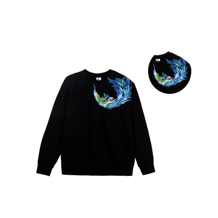 Nike Nike Sweatshirts Unisex Black Crew Neck Moderate