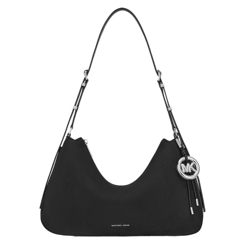 MICHAEL KORS Nolita Cow Leather Shoulder Bag Medium Women's Black