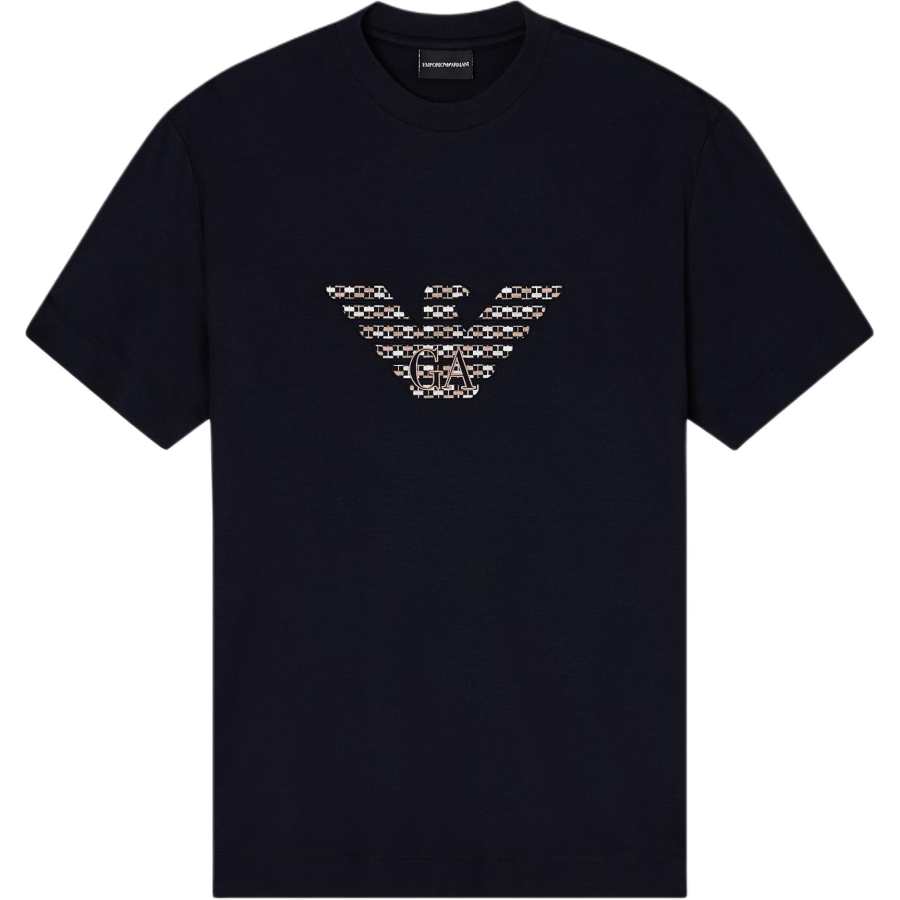 EMPORIO ARMANI Logo Printed Crewneck T Shirt
