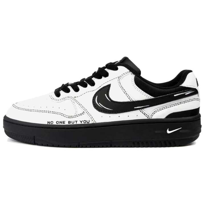 Nike Nike Gamma Force Slip Resistant Abrasion Resistant Low top Skateboard Shoes Unisex Black White