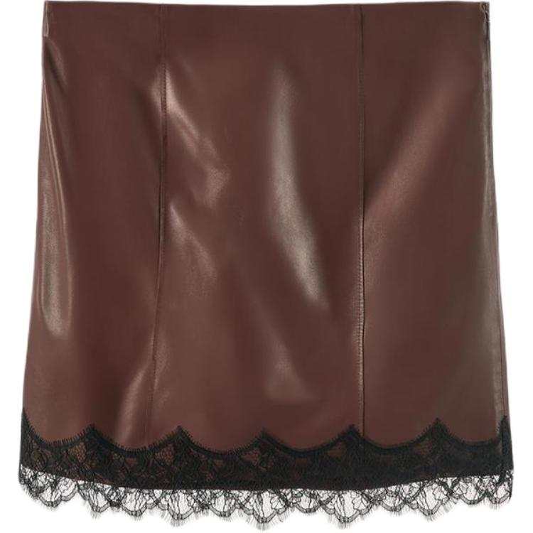 ZARA Leather Short Skirts Women's