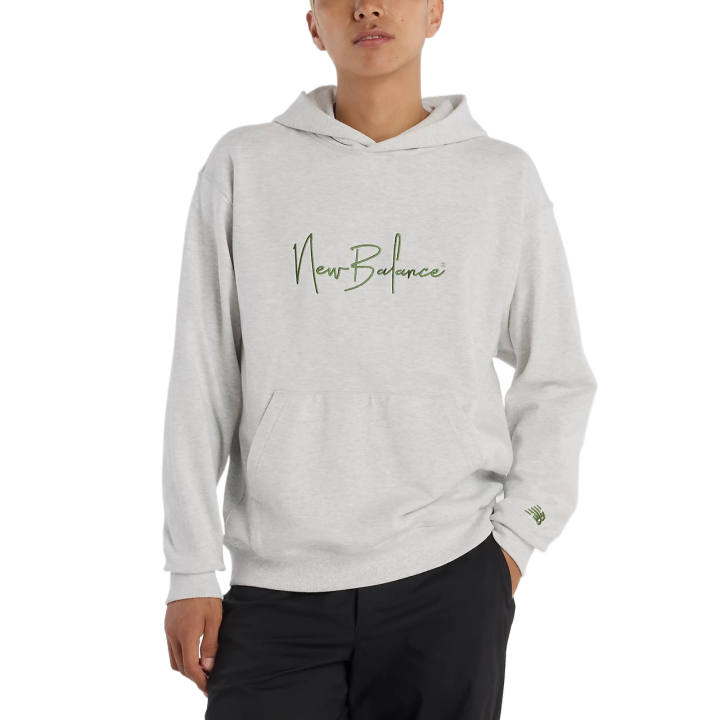New Balance New Balance Sweatshirts Men's Gray Hooded Moderate Regular