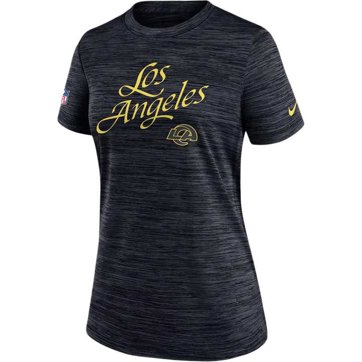 Nike Nike Los Angeles Rams Rivalries Collection Sideline Velocity Women's Nike Dri-FIT Nfl T-Shirt