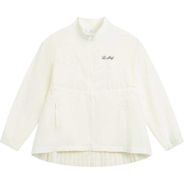 Li-Ning Li Ning Jackets Women's Ivory Stand Collar Moderate Other
