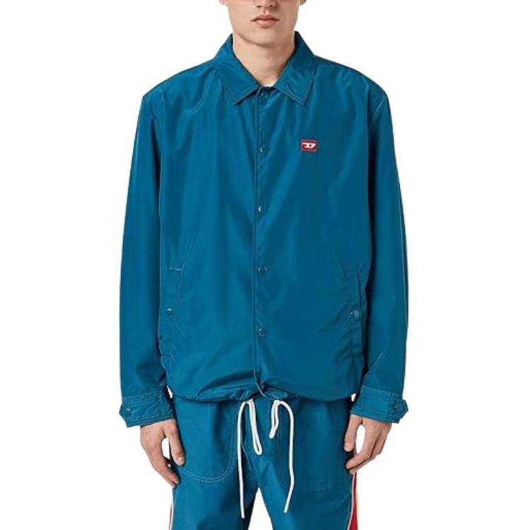 DIESEL DIESEL Jackets Unisex Blue Lapel Moderate Other