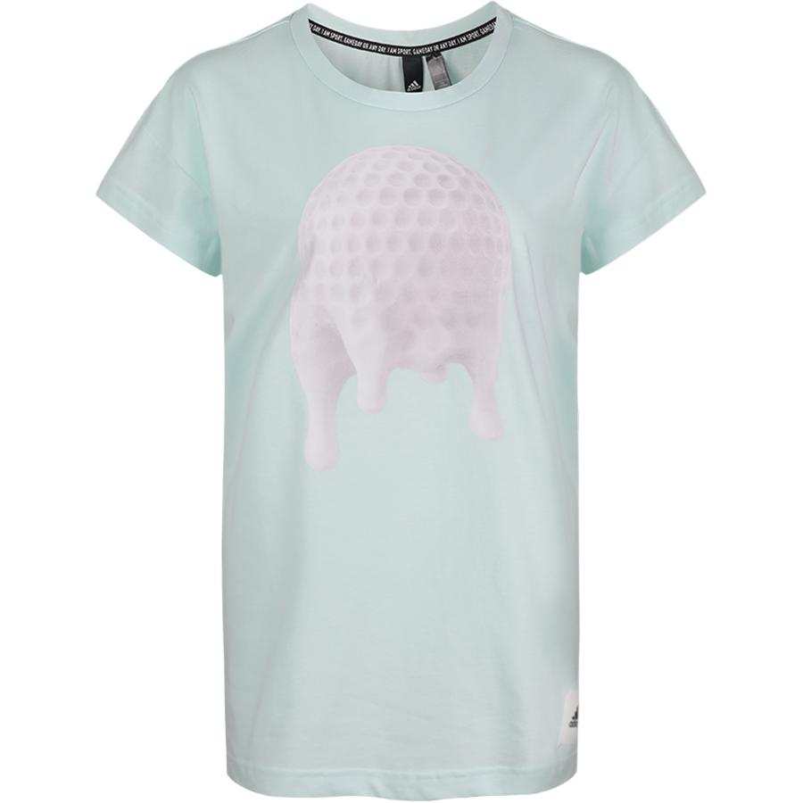 Adidas Adidas T Shirts Women's Green Crew Neck Moderate