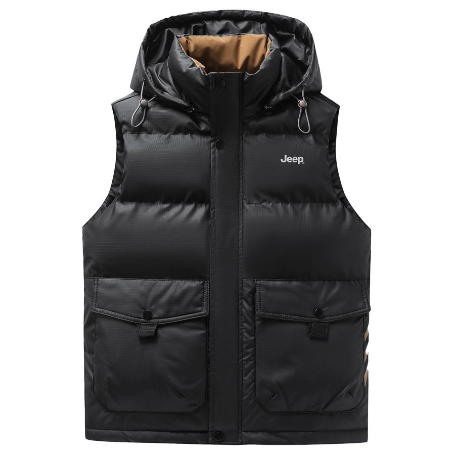 Jeep Jeep Vests Unisex Stand Collar Thickened Workwear