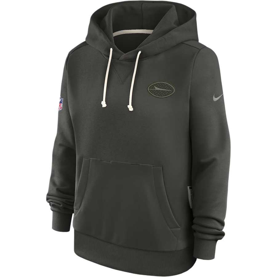 Nike Nike New York Jets Rivalries Collection Sideline Women's Nike Dri-FIT Nfl Pullover Hoodie
