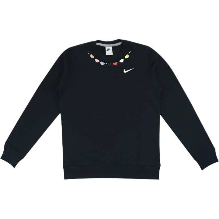 Nike Nike Dri Fit Sweatshirts Unisex Black Crew Neck Moderate Regular