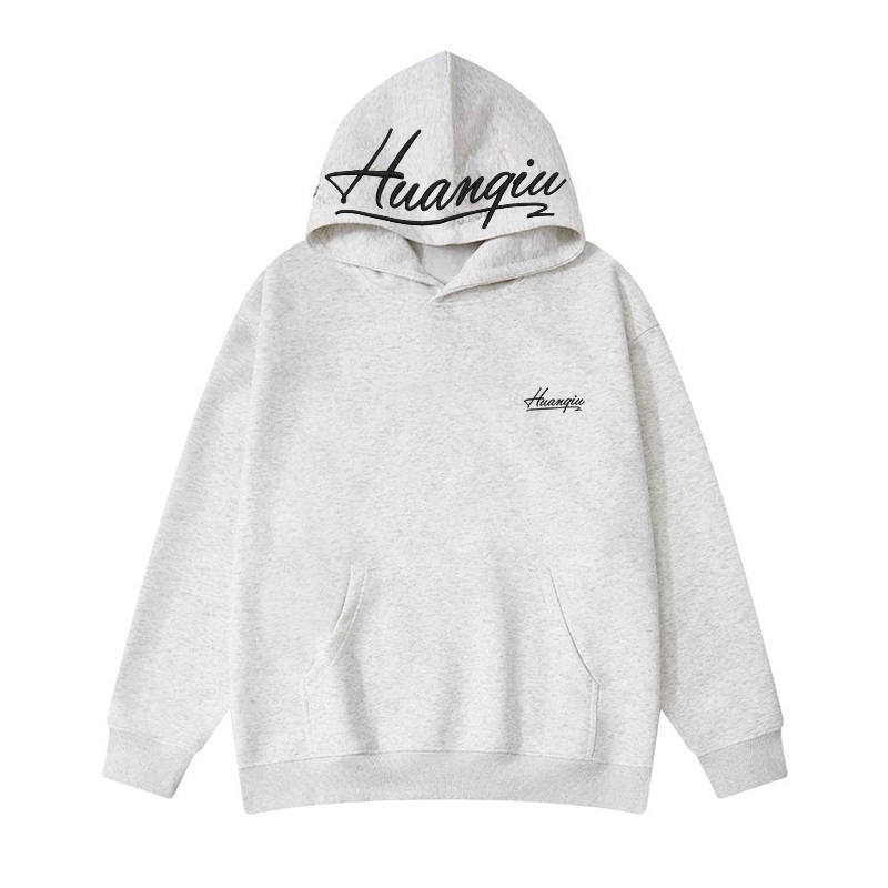 HUANQIU Sweatshirts Unisex Hooded Moderate Regular
