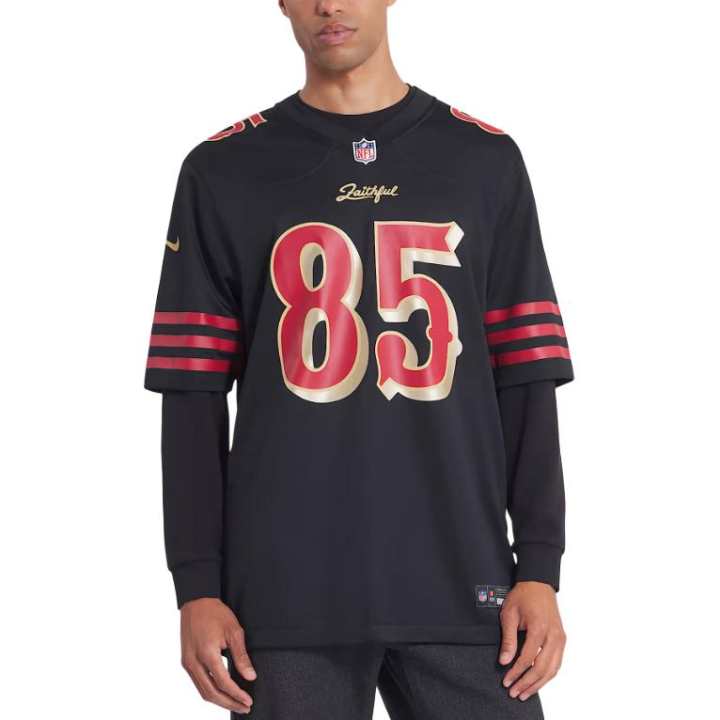 Nike Nike George Kittle San Francisco 49ers Rivalries Collection Men’s Nike Nfl Game Jersey