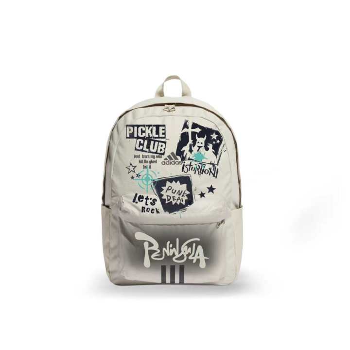 Adidas Adidas Polyester Backpack Regular Unisex Light Gray & Black