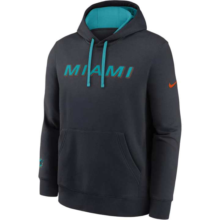 Nike Nike Miami Dolphins Rivalries Collection Club Men's Nike Nfl Pullover Hoodie
