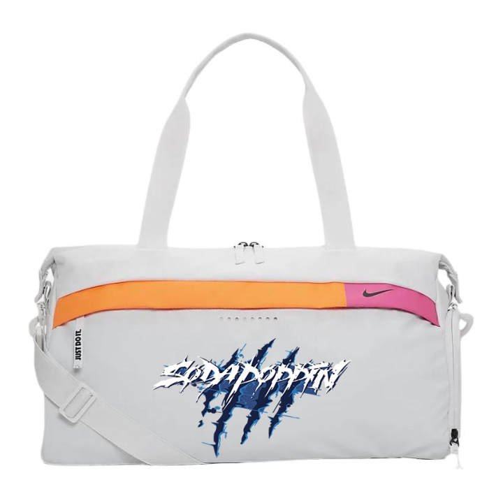 Nike Nike Polyester Patterned Print Crossbody Bag Regular Unisex White